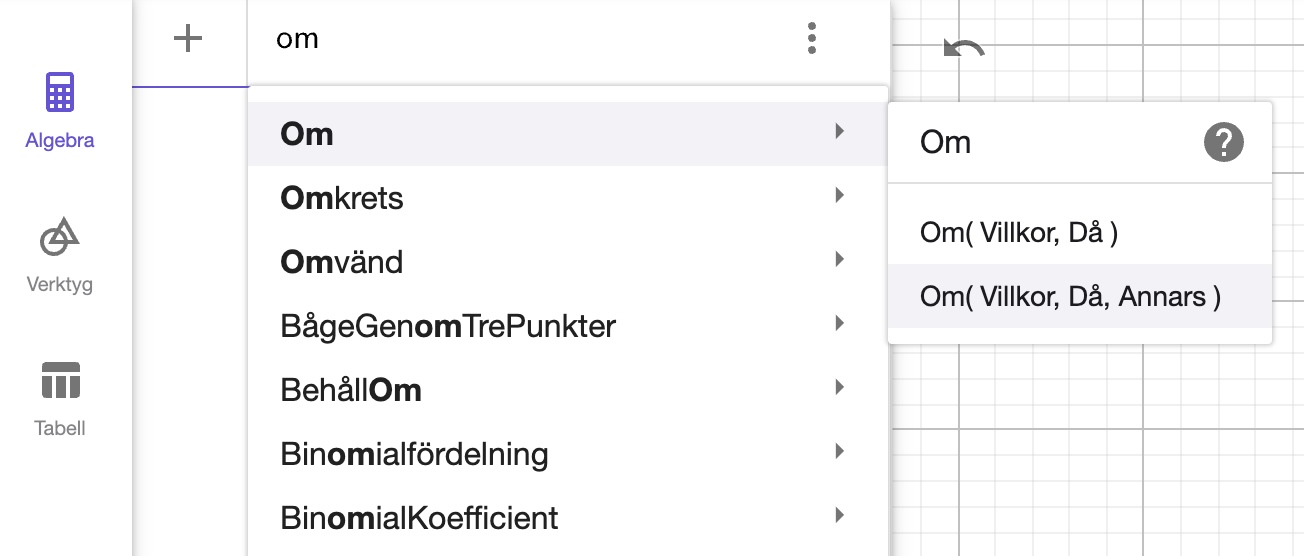 sammansatta funktioner geogebra