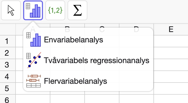 variabelanalysverktyget i geogebra classic