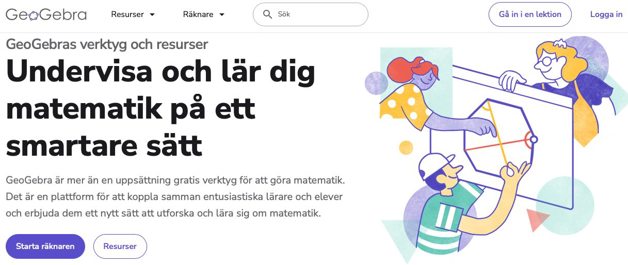 geogebra startsidan