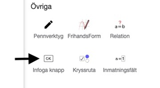 att infoga en knapp