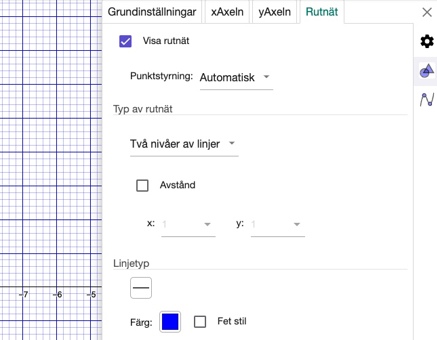 rutnät-inställningar