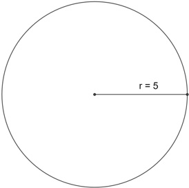 beräkna cirkel omkrets och area