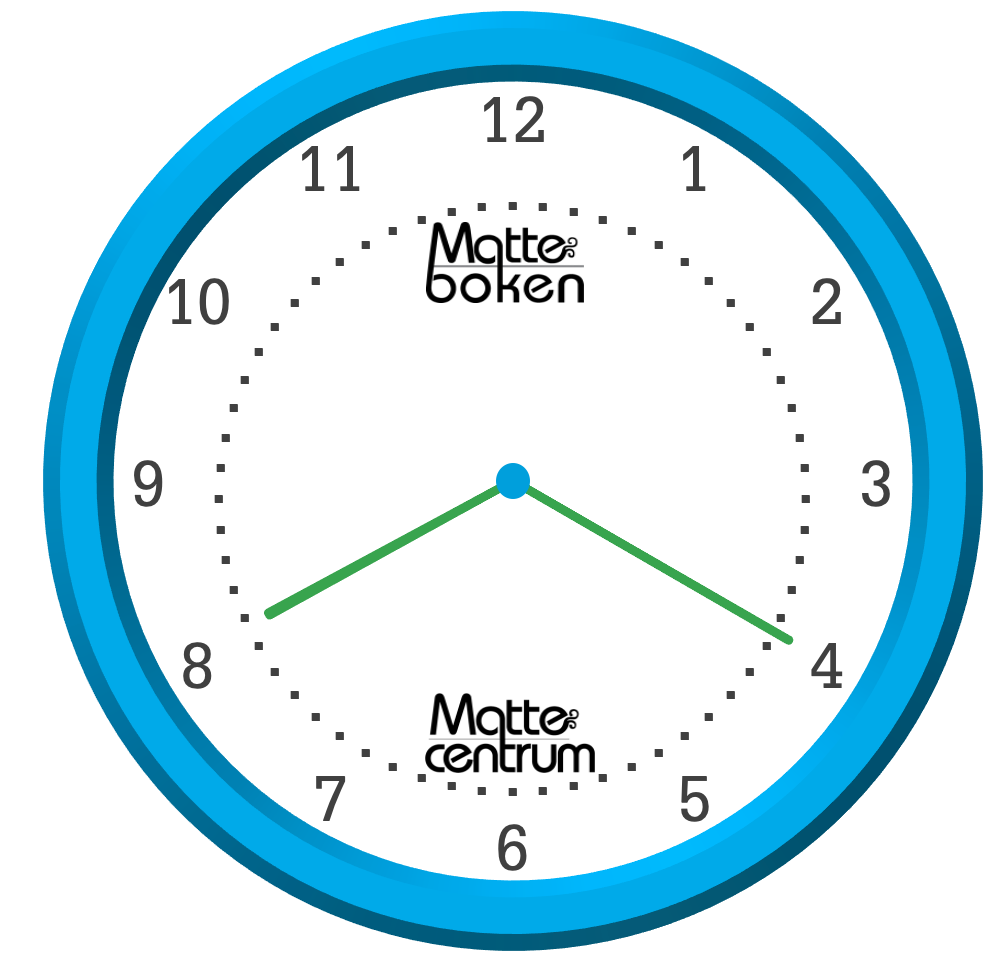 decimaltecken vid klockangivelse