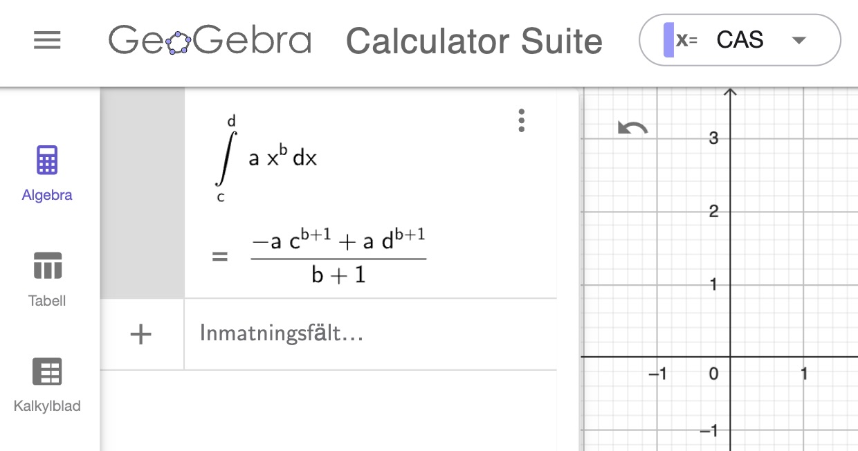 begränsad-symbolisk integral i geogebra-cas